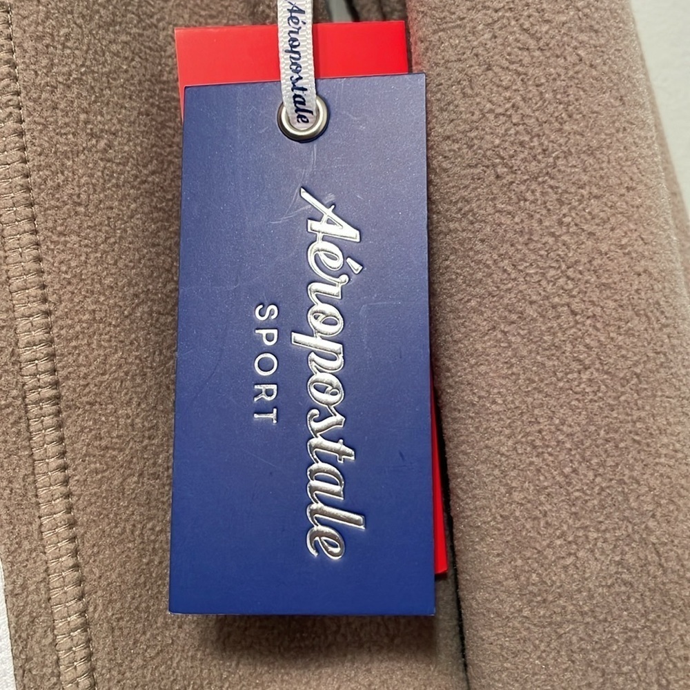 NWT AEROPOSTALE FLEECE SIZE M CAMEL - Picture 3 of 9